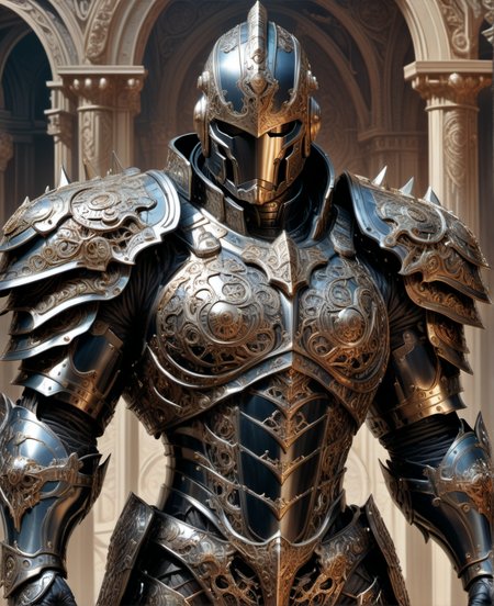 <lora:KarolBakXL:0.6>,kbak style,full body,official art,album cover,trending on artstation and deviantart,heavy armored man,vivid,epic, 8k uhd,absurd res,ultra detailed,masterpiece,awardwinning,sharp focus,intricate detail,50mm lens