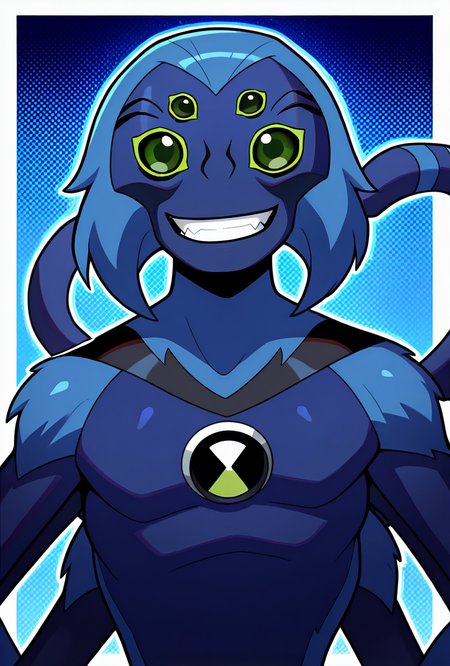 Spidermonkey -- Ben 10 Ultimate Alien Force (chaquetrix support) Illust