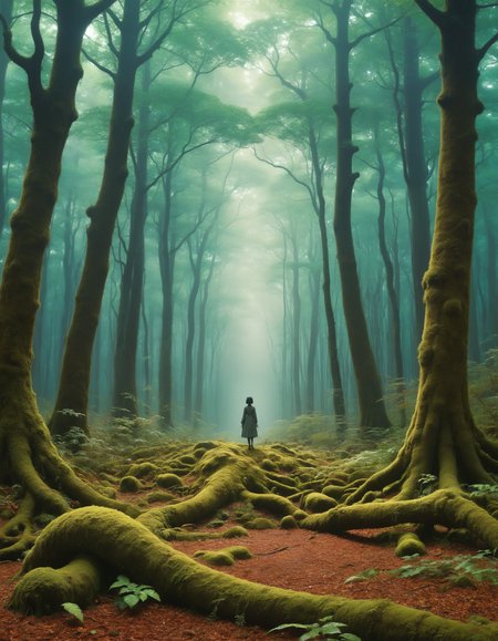by Satoshi Kon and Frances MacDonald, hyper realistic full view photo of  a (magical forest inhabited by whimsical creatures like talking trees and playful sprites:1.1),  (colossal , perfect , monochrome , seductive , masterful:1.4), bold lines, hyper detailed, award winning, limited color palette, high contrast, depth of field, (intricate details, masterpiece, best quality:1.4)
dramatic cinematic lighting, film grain, looking at viewer, dynamic pose, wide angle panoramic view,
<lora:add-detail-xl:0.5> <lora:xl_more_art-full_v1:0.5> <lora:looking_at_viewer:2>