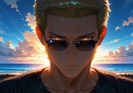 IllusP0s, PonyScores7, source_anime, ah1, IllustriousQual, interesting, exciting, spectacular, wonderful, amazing quality, absolutely eye-catching,  
BREAK <lora:xl_more_art-full_v1:0.2>, <lora:aesthetic_anime_v1s:0.2>, <lora:EpicF4nta5yXL:0.2>, <lora:detailxl:0.2>, detailxl, <lora:Fant5yP0ny:0.2>, amazing quality, best aesthetic, absurdres, illustration, Volumetric_Lighting, ultra-detailed, very aesthetic, intricate details, best_quality, lazympos, <lora:Add_Details_v1.2:0.2>, <lora:quality_modifiers_masterpieces_v1:0.2>, <lora:ZootPonyAnime_V1_r2:0.2>, <lora:Bestifacator2:0.2>, anime style,
BREAK ((sitting)),
BREAK Stable_Yogis_PDXL_Positives, AS-Adult, <lora:Complicated fantasy portrait - XL Pony V2.0:0.2>, <lora:HDA_Detailer:0.3>, AS-MidAged, (((from above), (from front), medium distance from viewer, focus on chest)),
BREAK (((<lora:albertwesker-guy-PONYv1:0.8>, albertwesker, 1boy, toned, athletic, fit, mature male))), <lora:shinyskin2:0.2>, glistening skin, <lora:perfection style:0.2>, perfection style, perfection, 
BREAK ((woodcarver's assistant, a person with a small carving knife and a block of wood)), ((sunglasses:1.3)), 
BREAK ((slicked back hair, (short hair:1.7), blonde)), <lora:hairdetailpxl:0.2>, hairdetailpxl, 
BREAK ((angular face, sharp_featured face, handsome, charming, alluring)), slit pupils, orange eyes, expressive eyes, <lora:perfect-eyes:0.4>, perfecteyes, EyesHD, <lora:DetailedEyes_xl_bdsqlsz_V1:0.2>, <lora:Eyes_Lora_Pony_Perfect_eyes:0.2>, <lora:focusoneyes:0.2>, <lora:cinematic eye color style illustrious v1:0.2>, <lora:Eyes_High_Definition:0.2>, EyesHD,
BREAK ((exhausted)), <lora:Expressive_H:0.2>, Expressiveh, <lora:Emotional_Anime_Expressions_PonyXL_Concept:0.2>, emotional, <lora:Best_Facial_Expression_LoRA_PONY:0.2>, looking at viewer, <lora:Detailed expressive EXEV style -XL Pony V1.0:0.2>, FaceDetail,
BREAK (((<lora:Dream_Lounge_IL:0.6>, Dream Lounge, Dream Sky backgrounds, Sunset, Clouds, Shore reflection, outdoors))), <lora:Background Detailer - SDXL:0.2>, 4k, 8k, Ultra HD, Masterpiece, Best quality, Detailed background, <lora:Add_more_details_V2_XLpony:0.2> full_details, <lora:background-type1:0.2>, <lora:AddMicroDetails_Illustrious:0.2>, addmicrodetails, SmoothNoob_Quality,