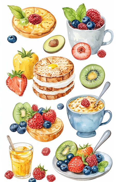 masterpiece,best quality,<lora:tbh32-sdxl:0.9>,illustration,food animals