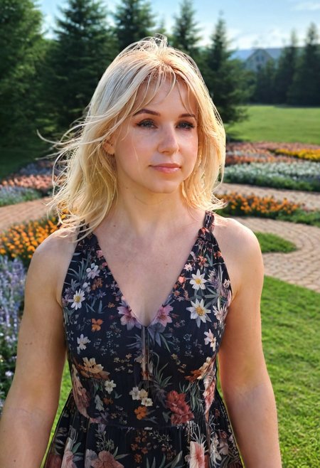 masterpiece,uhd,8k,detailed,intricate, digital art inspired by Greg Hildebrandt, trending on Artstation, 
small breasts, nipples, fantasy art, beautiful female, pretty, blonde hair, beautiful female, gorgeous woman, pretty face, braless. skimpy summer dress, nipslip. visible rounded small tits. early morning sunrise, outside, summer meadow, lots of flowers,
 ,style by Arthur Rackham,style by Darek Zabrocki,style by Laurie Greasley,style by Alfred Cheney Johnston, detailxl