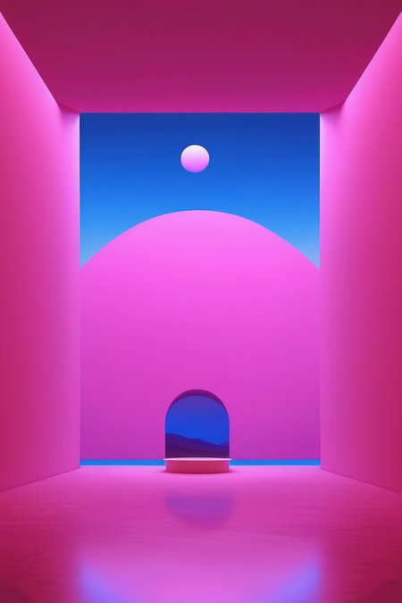 <lora:James Turrell Style:1>James Turrell Style - james turrell inspired dimensional reality scenic scape