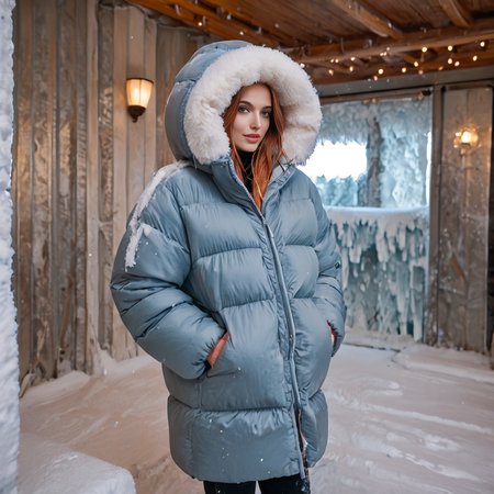 score_9, score_8_up, score_7_up, score_6_up, score_5_up,freezerroom scene, cinematic,Depth of field, bokeh, best quality BREAK
 one irish women, sexy curves, revealing outfit,extra_puffy_jacket , covered in snow and ice
 <lora:FreezerRoom:1.4> <lora:Pony_Extra_Puffy_Jackets_V1:0.8>
