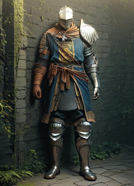 elite_knight dark souls knight, score_9, score_8_up, score_7_up, score_6_up, score_5_up, score_4_up, standing male solo armor helmet boots, dungeon stone_wall, <lora:Elite_Knight_Set__Dark_Souls__PonyXL:0.9> <lora:Neon_Splash_Art_for_Pony:0.5> mad-cbrpnksplshrt