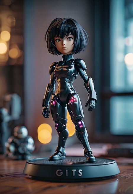 cinematic photo cyborg Motoko Kusanagi in sleepover, "GitS" written, 35mm photograph, film, bokeh,  professional, 4k, highly detailed