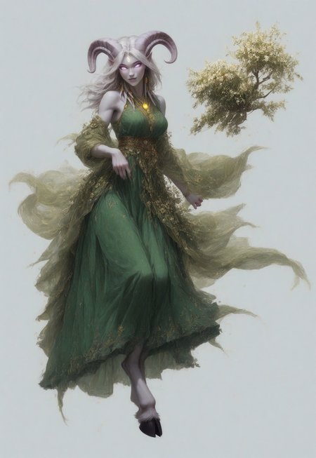 (absurdres, highres, best quality, masterpiece:1.4), 
score_9, score_8_up, score_7_up, score_6_up, 
detailed, 
detailed body, 
detailed face, 

(culDraenei, 
female, 
purple eyes, 
no sclera, 
no pupils, 
athletic, 
tall, 
slim, 
pale skin,
grey skin, 
long ears),

loose long green dress,  
yellow pendant, 
sleeveless, 

cheerful, 
(((full body))), 
posing, 
floating, 

(((white background, plain background))), 
(((no objects in background)))