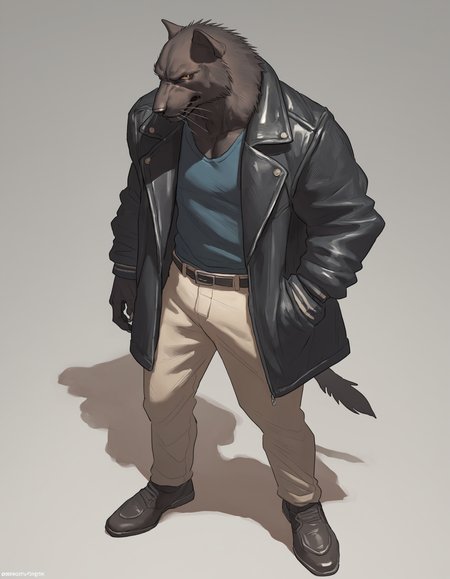 score_9,score_8_up,score_7_up,score_6_up,score_5_up,score_4_up,
solo,male,anthro,mature male,black panther,clothed,jacket,
pngx,
,<lora:PNGX_Style_Pony:0.8>
