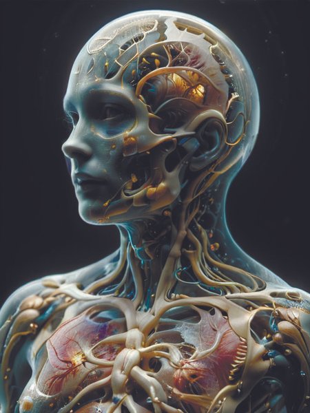 anatomical,ultra quality,human body with transparent skin revealing structure instead of organs intricate creative patterns,monochrome with back lighting,scientific yet fantastical,concept blending biology with botany ethereal quality,4090 RTX,ray tracing,ultra realistic,UHD,many details-style raw,<lora:add-detail-xl:1.2>,tranzp <lora:tranzp-sdxl:0.8>,<lora:f412glassXL:0.7>,by diegocr,hyperkraximalism <lora:hyperkraximalism_v1-1:0.4>,<lora:The_Dark_Side_Of_The_Future:0.6>,midnight vision <lora:Midnight_Vision-SDXL:0.5>