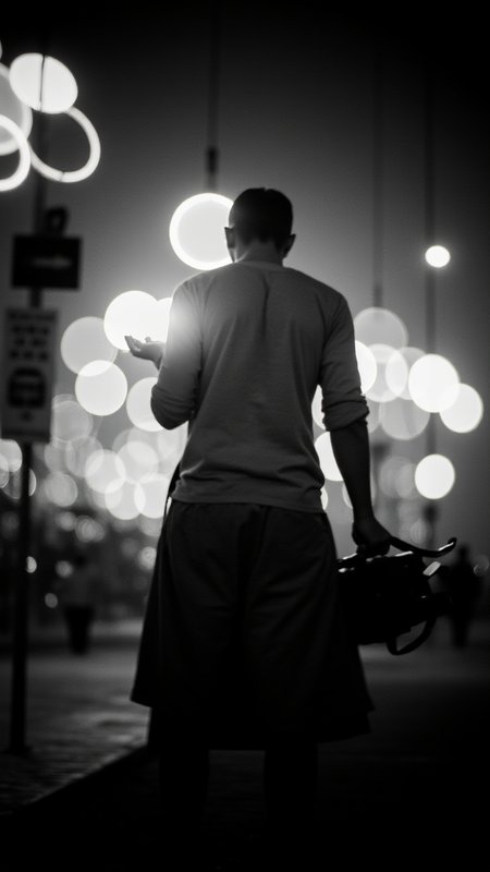 photograph, symbolism, Ronin Guy, film camera, F/2.8, burly, photo, bokehmachine
