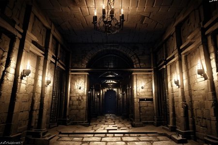 (masterpiece:1.2), (best quality,:1.2), 8k, HDR, ultra detailed, ((photorealistic)), professional light, cinematic lighting, fashion photography, ambient lighting, background, a sinister underground dungeon corridor, Darkness, <lora:Darkness-10:1>,  epiCPhoto,