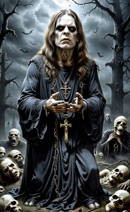 Horror-themed ozzy osborne,<lora:xl_more_art-full_v1:0.7>, . Eerie, unsettling, dark, spooky, suspenseful, grim, highly detailed