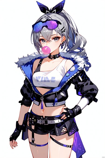 ( A3 | Pony | Kohaku) SDXL Lora-银狼-Silver Wolf-崩坏：星穹铁道 Honkai Star Rail-MIHOYO Collection 米家全家桶系列