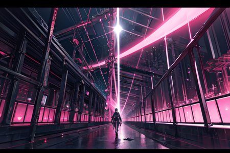 highly insanely detailed, masterpiece, top quality, best quality, highres, 4k, 8k, RAW photo, (very aesthetic, beautiful and aesthetic),  
tsutomu nihei,nihei_tsutomu,blame!,blame gakuen!,abara,TNstyle,sidonia_no_kishi,clouds,tentacles,wire,gauna,gauna mech,letterboxed,machinery,bridge,concrete walls,metal walls,star \(sky\),starry sky,cables,tubes,industrial pipes,dome,light particles, 
<lora:blameLora_v10:0>, 
(1girl:1.3), 
solo focus, 
Caribbean,dark tunnel,china street,(pure pink background,transparent background:1.2),âââ