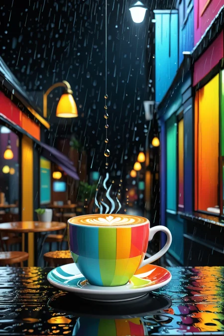 absh05 style colorful abstract <lora:Special_Constructs_absh05_style:1>,
illustration
Cozy coffee shop and rainy day, Black background,
detailed, professional,  slick, high quality, masterpiece, highres,
amazing, beautiful, breathtaking, astonishing, brilliant,