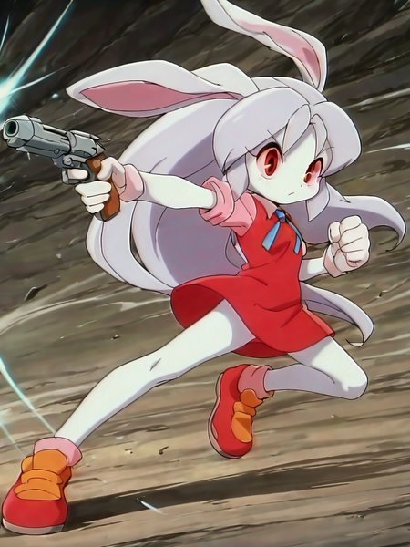 <lora:etoran.il:1>,
etoran,
kurimu, 
action pose,
 <lora:Cream_the_Rabbit:0.7> white gloves, orange dress, neck ribbon, blue ribbon, orange shoes,, high quality, best quality,
