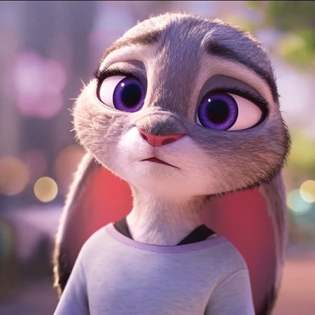 <lora:judyhopps-v3-Yiffy:0.8> judyhopps, judyciv, white shortsleeve shirt, solo, portrait, depth of field, bokeh, ears down, BREAK best quality, high quality, masterpiece