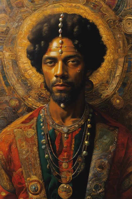 style of Mati Klarwein 376