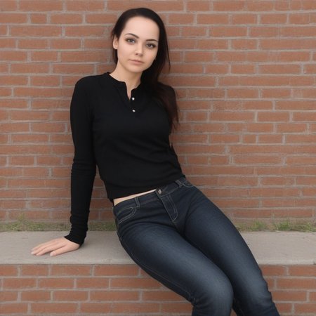 1girl, solo, pants, looking at viewer