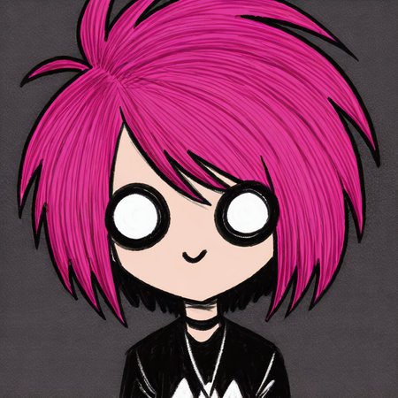 Emo Style Drawing