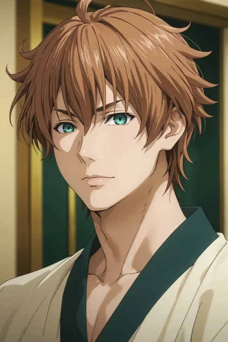 score_9, score_8_up, score_7_up, source_anime, rating_safe, intricate details, (realistic:0.6), , depth of field, 1boy, solo, male focus, <lora:satoshi_isshiki_pony:0.96>, satoshi_isshiki, brown hair, green eyes, ahoge, hair between eyes, , , <lora:sdxl_lightning_8step_lora:1>