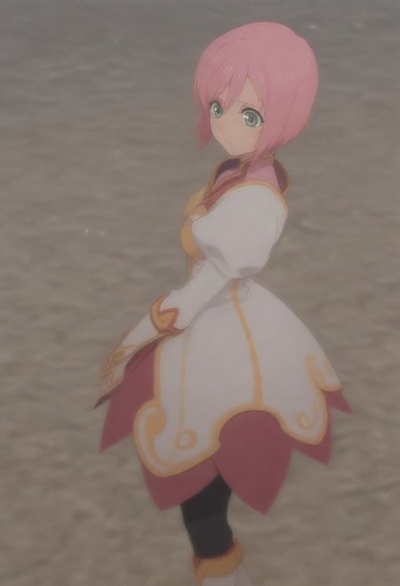 masterpiece, best quality, amazing quality,,, shiny skin,,,,,,<lora:Estelle - Illu:1>, short hair, pink hair, green eyes, ornate dress, high collar, pink collar, white dress, multicolored dress, white gloves, long skirt, pink skirt, black leggings, white boots, multicolored boots,