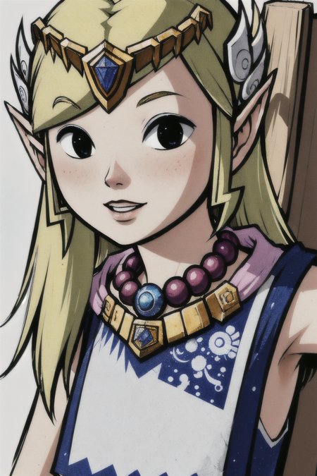 (Realistic:1.5) solo EdobLOZSpiritTracksZelda <lora:EdobLOZSpiritTracksZelda_v1.2:0.8>
