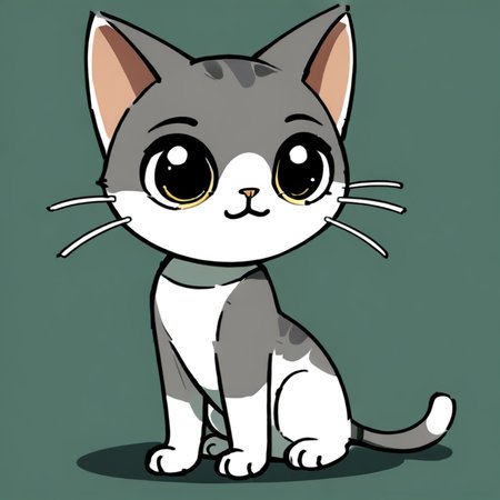 , <lora:simple_cartoon_style-xl-9:0.8>,
simple_cartoon,cat