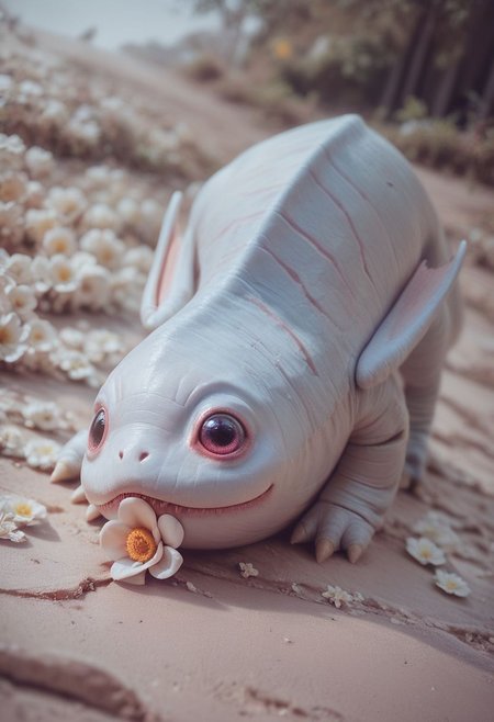 score_9, score_8_up, score_7_up, khezu, monster, flower, cozy, cute, 8k, hd, photo
