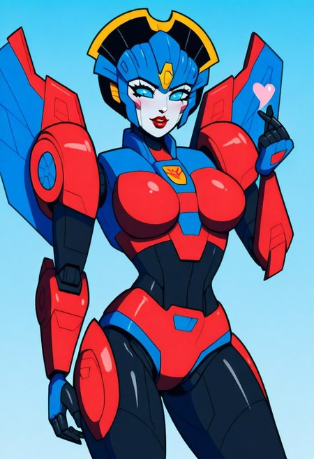 Pst,
windblade, transformers,1girl, red lips, blue eyes, medium breasts, mechanical wings, mechanical wings, robot girl, autobot, mecha, humanoid robot
 ,solo,finger_heart gesture