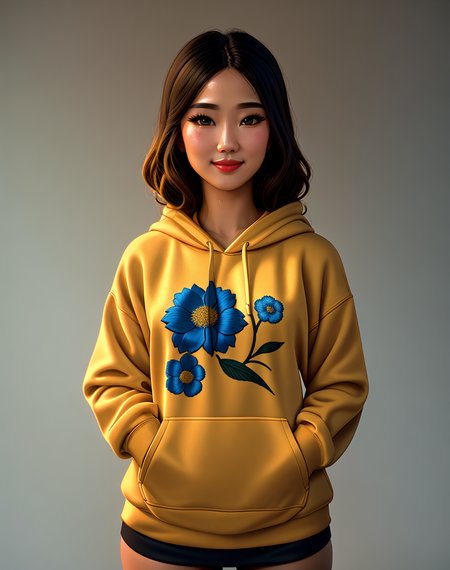 Masterpiece, absurdres,award winning photo, extremely detailed, amazing, fine detail, extremely detailed eyes and face, by lee jeffries nikon d850 film stock photograph 4 kodak portra 400 camera f1.6 lens rich colors hyper realistic lifelike texture dramatic lighting unrealengine trending on artstation cinestill 800 tungsten, beautiful blonde woman , slim, tiny waist, smiling, excited

<lora:HoodiesLoRA:0.675>,hoodie, a woman posing for a picture ,chinese style, intricate floral print and embroidery, wearing hoodie,