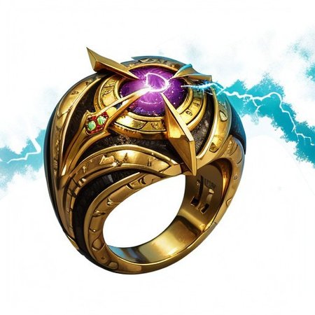 MagicItem_v1, magic ring with lightning powers