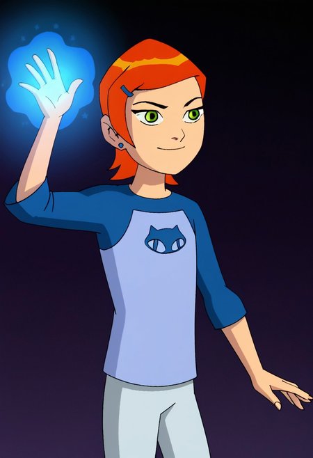blue aura (concept) - Ben 10