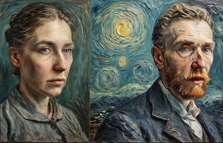 masterpiece,best quality,<lora:tbh55-sdxl:1>,illustration,20 years old,30 years old,40  years old,<lora:tbh123-sdxl:0.5>,oil painting,style of Vincent van Gogh,
