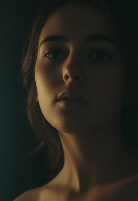 The most beautiful girl in the World, 24 years old, closeup, photo in the style of Alessio Albi, cinematic composition, cinematic lighting,