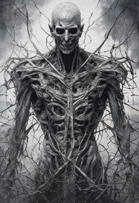 masterpiece,best quality, score_9, score_8_up, score_8, score_7_up, score_7,realistic, photorealistic ,source_photo, source_real, source_hentai, source_anime, 
high quality, highly detailed, abandoned, darkness, apparition, (translucent see-thru skin:1.9),dripping, dissolving, unholy, horror, unnatural long and twisted limbs, tendrils, sharp nails, night terror,nightmare, horror in the style of Greg Rutkowski, inhuman visions from a fevered mind, close-up, sickening sky, churning clouds, white unseeing eyes, trails of blood, blank eyes, dead eyes, concept art, radioactive mutated horror, sharp extended claws, cracked and blistered skin, emitting a faint toxic glow, sinister, menacing presence. <lora:add-detail-xl:2> , great lighting, large depth of field, hyperdetailed photography, (outstanding composition:1.4),  analog photo by Annie Leibovitz