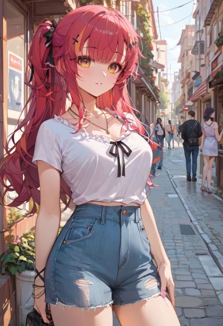 score_9_up, score_8_up, score_7_up, score_6_up, 1girl, (SudaYoruka:1), 
casual, jirai kei, 
posing, 
cowboy shot, street, 
looking at viewer, cinematic angle, <lora:SudaYorukaXL_autismmixPony:1>, rating_safe, sfw, masterpiece, newest, absurdres