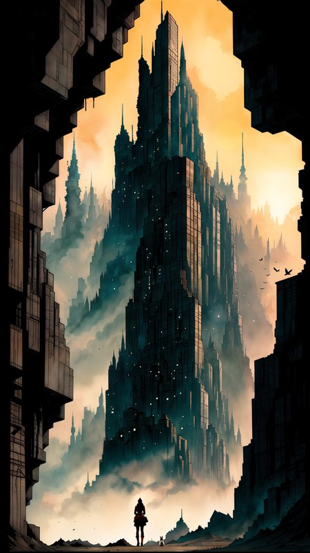 (watercolor:0.7), borderlands,( by shawn coss, by jeff lemire, by alex maleev:1.1),