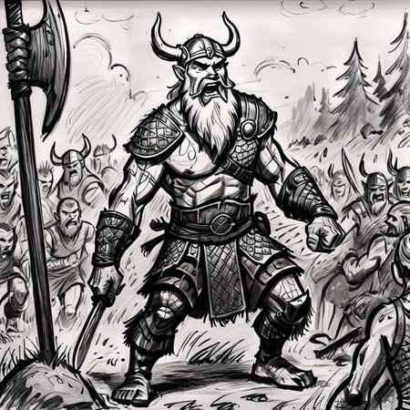 drawix18 viking warrior on the battlefield, black ink, very detailed <lora:drawix18:0.8>