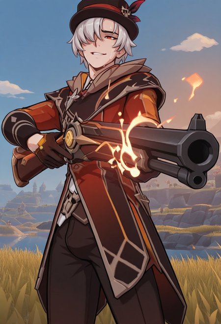 Fatui Skirmisher - Pyroslinger Bracer [Genshin Impact/Illustrious]
