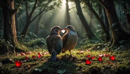 (Secret Glen), ancient woodland, mossy stones, enchanted mist, birdg, faerie lights 
(romantic cozy setting:1.24), (heart decorations:1.2),  fantasy, nature, mystical, serene, seclusion,(Chiaroscuro, a dramatic contrast between light and shadow, the subject's features are highlighted and emphasized in a dramatic, theatrical way),p8<lora:sdxl\oldPhoto_v1.0.safetensors:0.86:0.18>  
<lora:sdxl\cfg_scale_boost.safetensors:0.45:0.10>, 
p8,s3