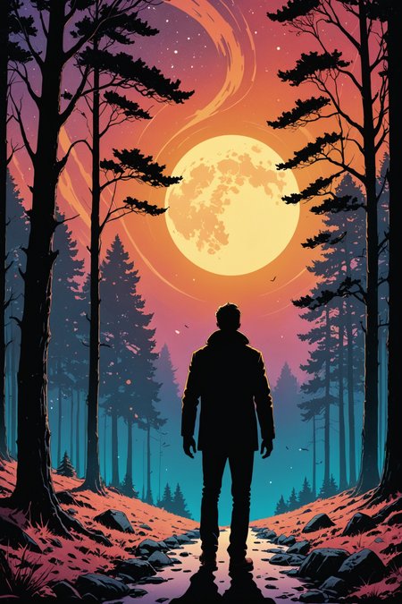 comic book illustration<lora:comic_book_illustration:3.00> by (( Chip Zdarsky  and  Vitaly Golovatyuk )) in the style of [[ Alena Aenami  and  Henry Heerup  and  Andy Kehoe ]],   vibrant dream <lora:vibrant_dream:2.00>  
 <lora:more_art:0.30> <lora:midjourney:-0.15> <lora:RMSDXL_Enhance:0.50> <lora:RMSDXL_Creative:0.50> <lora:RMSDXL_Photo:0.50> <lora:RMSDXL_Darkness_Cinema:0.50> <lora:clothing_slider:2.00> <lora:great_lighting:1.50> <lora:aesthetic:1.50> <lora:photorealistic_portrait:1.50> <lora:extremely_detailed:1.50> <lora:dpo:0.25>