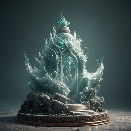 8k,hi res,(surreal,score_9, score_8_up, score_7_up, score_6_up),realistic analog photo, award winning photo,magnificent, celestial, ethereal, painterly, epic, majestic, magical, fantasy art ,((glowing runes:1.5),((The Elven style:1.7)),((Elven Tower:1.3)),(against the background of fabulous nature:1.5),((fabulous nature:1.7)),((Elven tower, stands against the backdrop of mountains)),(((a tall green transparent jade  fairy-tale elven tower decorated with mythical golden statues and shining with magical light, where magical runes seem to be perfectly intertwined with the archetecture of the tower:1.7))), where the natural elements are rampant (((the power of the storm, the power of lightning, the power of fire))), where natural elements run amok (((the power of the storm))),(((the power of lightning))),(((the power of fire))) ((beautiful ancient fairy garden of emerald jade runestones:1.5)),(realistic detailed background),<lora:Tangbohu Detail Tweaker:-0.1>,<<lora:Awfully_Stylish_v15.2:1>,<lora:glowneon_xl_v1:0.75> glowneon,STX&ChrisHrrFrstF, <lora:Tempest_Magic_-_XL_Grimoire:1>, tempestmagic