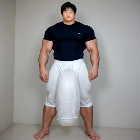 <lora:runga20:0.9>male focus, 1boy, solo, muscular, muscular male, shirt
