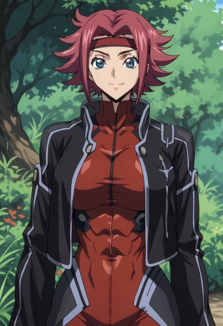 score_9, score_8_up, score_7_up, score_6_up, BREAK, 
1girl, solo, red hair, short hair, blue eyes, large breasts, Black jacket, red headband, body suit, pilot suit,
torso, beautiful face, (revealing clothes), (tight outfit: 1.3), tall girl, sexy smile, abs, very fit, muscles, toned, huge breasts, slut, whore, round breasts, breasts together,
