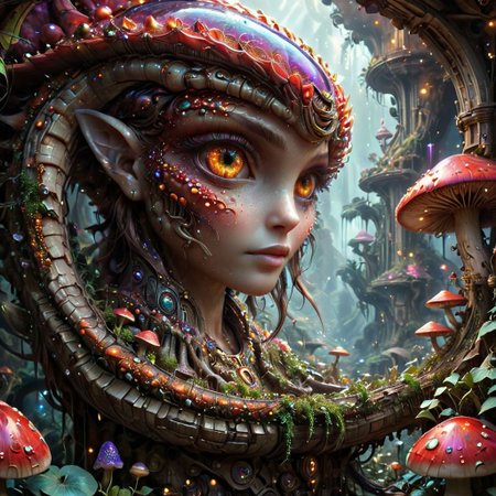 (Shot of a cubensis mushroom with complex bridges between the mushrooms), 1girl (a perfect hourglass figure brunette spaceship piolet, small ass, bending over, sexy-leotard gloves boots retro-space-helmet utility-belt) looking at the camera,  backgound (a variety of huge psychedelic space mushrooms with the most fantastic city ever known to man built on top, nebula, planets), extremely detailed, high quality, masterpiece, intricate, (old:1.7), by Moebius and H. R. Giger, and Stefan Martiniere and Tomer Hanuka, hyper detailed perfect hands, award winning on artstation.com,(intricate details, masterpiece, best quality:1.4), looking at viewer, dynamic pose, wide angle view, dense fog, Different shades of hydrangea and crimson, embellished with gold decoration, fractal art, Intense gaze, Bright... ,Model, expression, bioluminescent, glowing, Rainbowiridal, Spiral rainbowiridal eyes, Rainbowiridal palette eyes, Shiny..., Bright..., Intense gaze, Fire dragon eyes, Amber cat eyes, Genetically modified..., facial expression