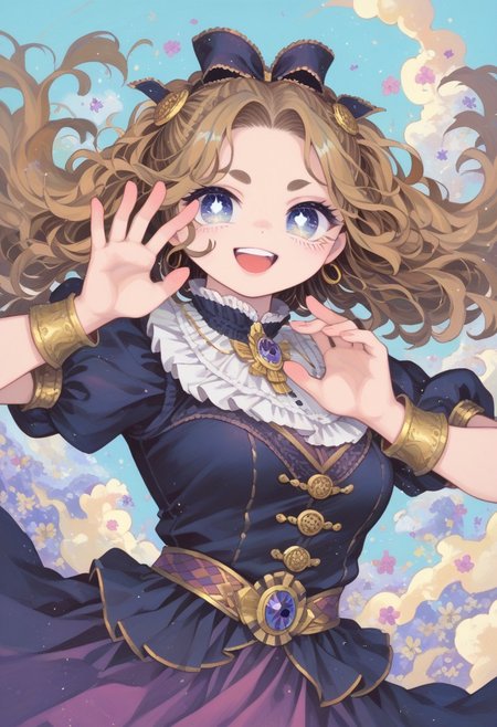 score_9, score_8_up, score_7_up,
masterpiece, best quality, detailed, amazing quality,
detailed background,
detailed eyes, clean eyes, 
dynamic pose, happy,
solo, 1woman, woman,
easynegative,