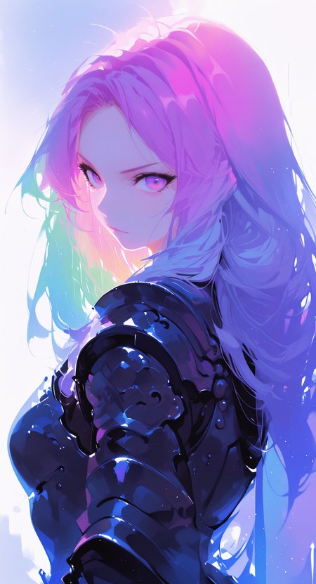 masterpiece, best quality, good quality, newest, highres, absurdres, 1girl, armor outfit, close up shot, long hair, High Detail, Perfect Composition, highly detailed, vibrant colour, dynamic, whimsical, looking at viewer, upper body, no lineart,no outline, <lora:illustriousXL_stabilizer_v1.23:0.3> <lora:NOOB_vp1_detailer_by_volnovik_v1:0.3> <lora:ponyv6_noobE11_2_adamW-000017:0.3> <lora:XXX667:0.7> <lora:MelancholyAnime:0.4> <lora:NoctFlatStyleILV0.6-Contrast:0.5> <lora:solaXL_NBVP1_lokr_V6311P:1.1>
