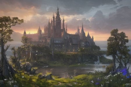 (masterpiece:1.2), (best quality,:1.2), 8k, HDR, ultra detailed, ((photorealistic)), professional light, cinematic lighting, fashion photography, ambient lighting, fantasy, background, a sinister castle in a big lake,  <lora:detail_slider_v4:1>, FanLan, <lora:FantasyLandscape-10:0.7>, epiCPhoto,