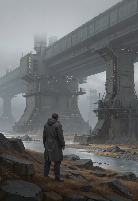 <lora:ck-Sci-Fi-Concepts-000015:3.14> <lora:Dark_Gray_Photography_flux:3.14> <lora:robif-i-N:3.14>